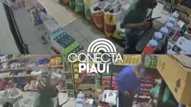 Dois homens armados assaltam loja no Bairro Formosa em Timon (Foto: Reprodução)