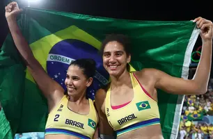 Duda e Ana Patrícia serão a primeiras da delegação Amarelinha a estrear no Mundial (Foto: Luiza Moraes/ COB)