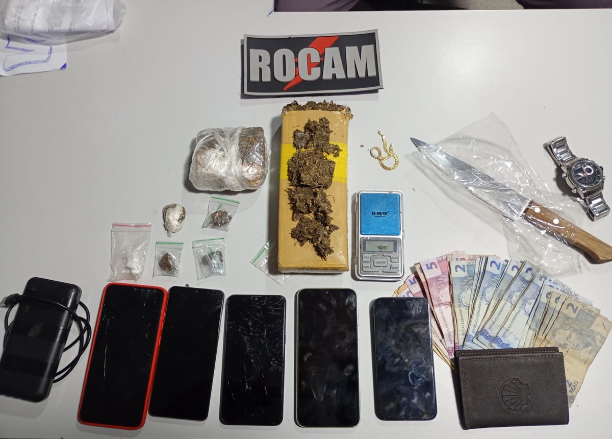 Dupla é presa e adolescente são apreendidos com drogas na zona Sul de Teresina