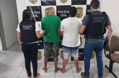 Dupla é presa em flagrante após roubar loja de gás em Oeiras