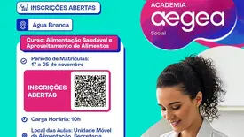 Em Água Branca: Águas do Piauí e SESI abrem inscrições para curso gratuito (Foto: Reprodução)