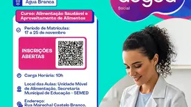 Em Água Branca: Águas do Piauí e SESI abrem inscrições para curso gratuito (Foto: Reprodução)