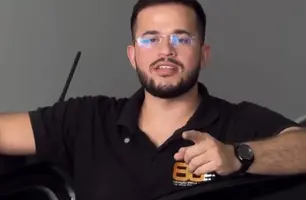 Empresário Bruno Tupinamba fala após tentativa de homicídio em Parnaíba (Foto: Reprodução)