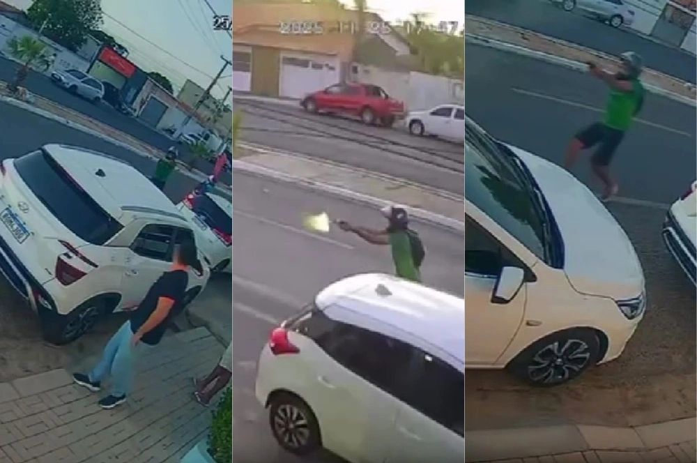 Empresário é alvo de tiros em frente à locadora de veículos em Parnaíba