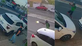 Empresário é alvo de tiros em frente à locadora de veículos em Parnaíba (Foto: Reprodução)
