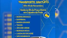 ENEM 2025: Cajueiro da Praia disponibiliza transporte gratuito a estudantes (Foto: Reprodução)