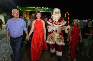 Esperantina realiza abertura oficial do Natal Brilho da Esperança 2025 (Foto: Reprodução)