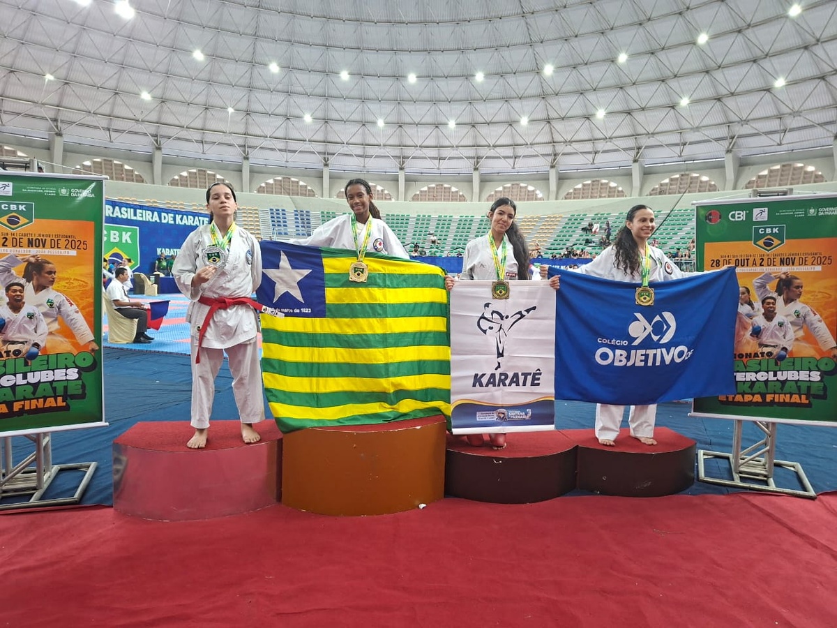 Estudante da rede estadual vence bicampeonato brasileiro Interclubes de Karatê