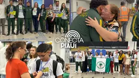 Estudantes piauienses embarcam para intercâmbio em Boston pelo Piauí para o Mundo (Foto: Conecta Piauí)