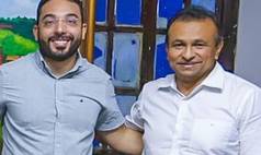 Fábio Abreu recebe apoio do prefeito de Parnaíba para 2026