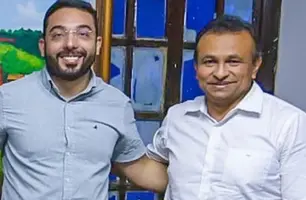 Fábio Abreu recebe apoio do prefeito de Parnaíba para 2026 (Foto: Reprodução)