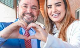 Fábio Novo e Bárbara do Firmino (Foto: Reprodução)