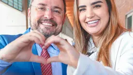 Fábio Novo e Bárbara do Firmino (Foto: Reprodução)