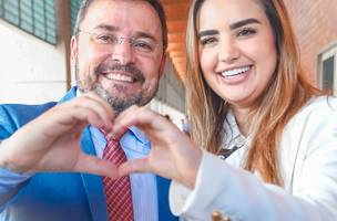 Fábio Novo e Bárbara do Firmino (Foto: Reprodução)