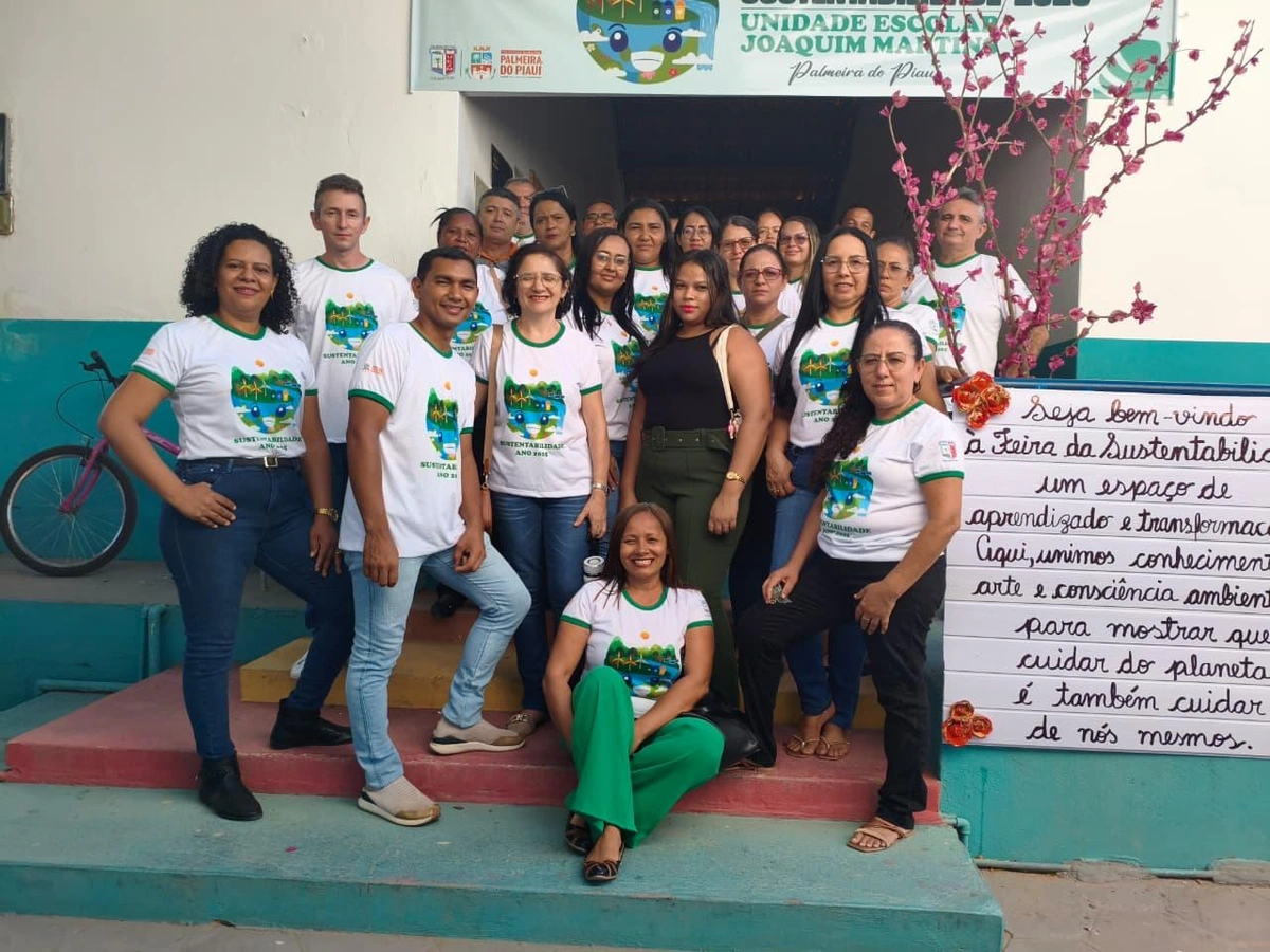 Feira da Sustentabilidade Movimenta a Unidade Escolar Joaquim Martins em Palmeira do Piauí
