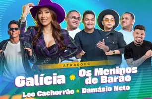 Festa de 30 Anos do município de Curralinhos Terá Galícia e Os Meninos de Barão (Foto: Reprodução)