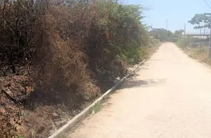 Feto é encontrado em matagal na Zona Leste de Teresina (Foto: Reprodução)