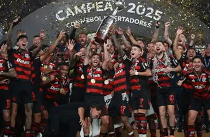 Flamengo vence o Palmeiras por 1 a 0 e conquista o tetracampeonato da Libertadores (Foto: Reprodução)