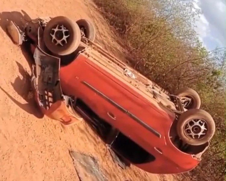 Funcionário da Rádio Cristo Rei FM fica ferido em acidente na zona rural de Oeiras