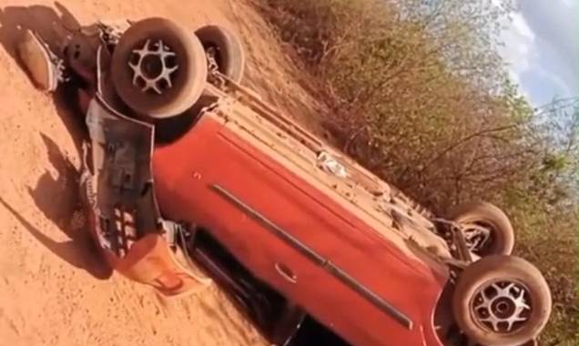 Funcionário da Rádio Cristo Rei FM fica ferido em acidente na zona rural de Oeiras