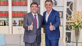 Governador Rafael Fonteles e Dr. Paulo Henrique (Foto: Reprodução)