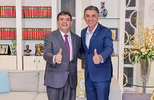 Governador Rafael Fonteles e Dr. Paulo Henrique (Foto: Reprodução)