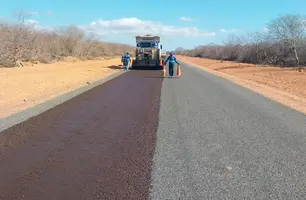 Governo do Estado investe no asfaltamento de duas novas rodovias no Piauí (Foto: Reprodução)