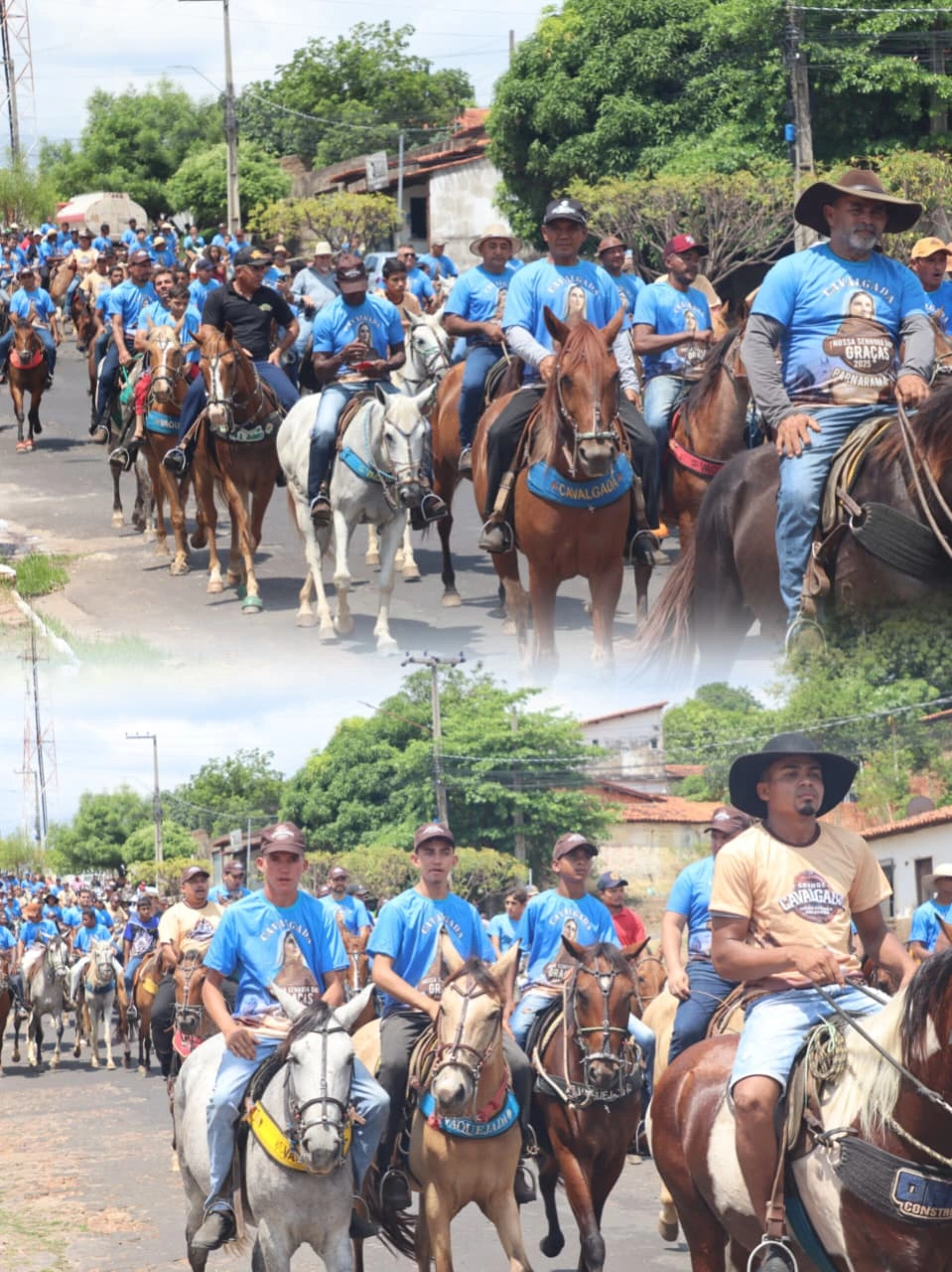 Grande Cavalgada reúne fé, tradição e multidão em Parnarama