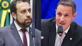 Guilherme Boulos e Guilherme Derrite (Foto: Montagem)