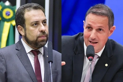 Guilherme Boulos e Guilherme Derrite