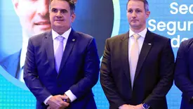 Guilherme Derrite e Ciro Nogueira (Foto: Reprodução)