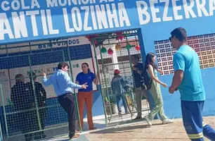 Homem armado com facão invade creche e ameça mulher em Parnaíba (Foto: Reprodução)