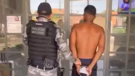 Homem com mandado de prisão é capturado pela Força Tática em Luís Correia (Foto: Reprodução)