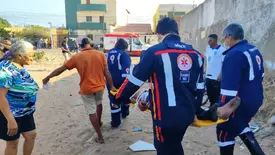 Homem com tornozeleira eletrônica é baleado no bairro Frei Higino, em Parnaíba (Foto: Conecta Piauí/Folha do Delta)