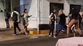 Homem é agredido após ser flagrado perseguindo adolescente em Caxias (Foto: Reprodução)