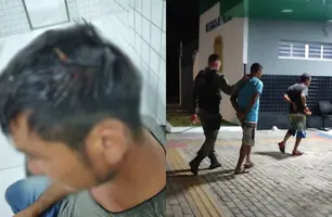 Homem é espancado por dois amigos durante bebedeira em bar de Parnaíba (Foto: Reprodução)