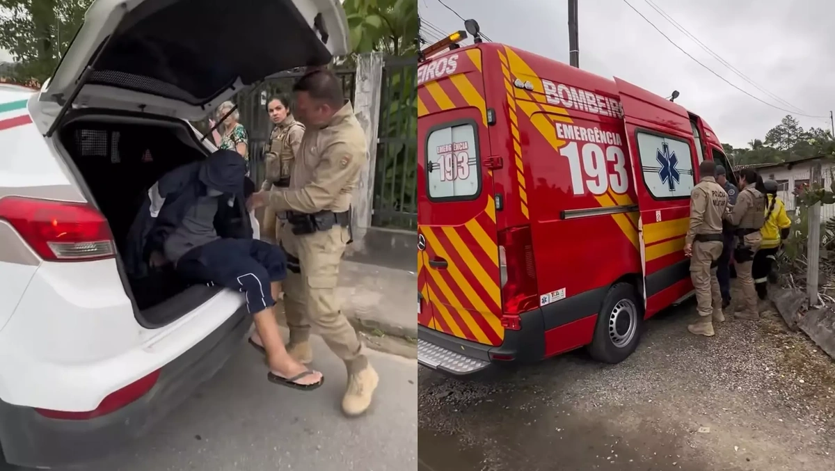 Homem é preso após esfaquear ex-companheira no peito e na cabeça em SC