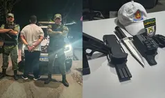 Homem é preso com pistola 9mm e munições após tentar fugir de blitz em Teresina