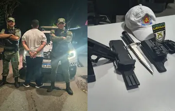 Homem é preso com pistola 9mm e munições após tentar fugir de blitz em Teresina