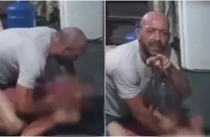 Homem é preso em flagrante após agredir ex-esposa na frente do filho no Maranhão (Foto: Reprodução)