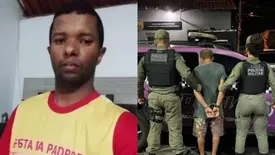 Homem é preso horas após assassinar jovem a facadas em São Raimundo Nonato (Foto: Reprodução)