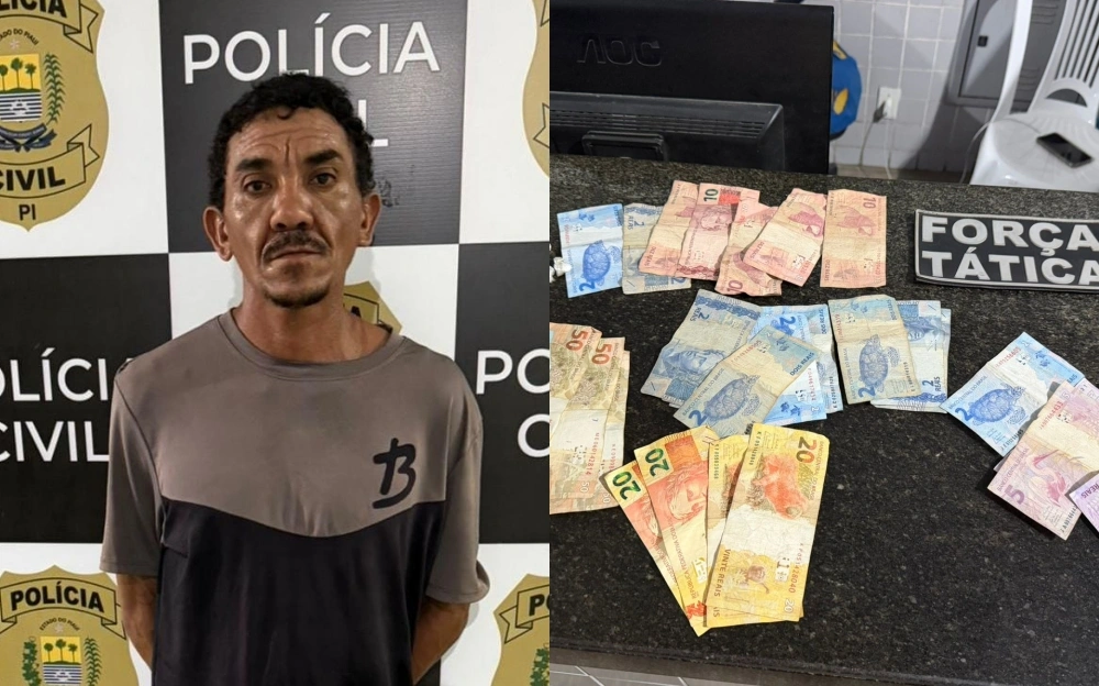 Homem invadiu panificadora para fugir da PM é preso com drogas em Campo Maior
