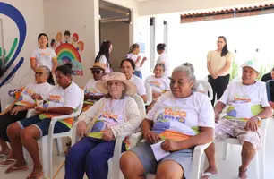 Idosos do SCFV do CRAS-I participam de palestra sobre 'Diabetes sob Controle' (Foto: Reprodução)