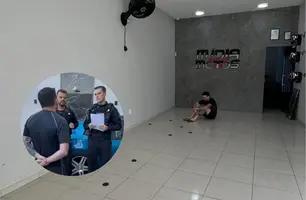 Influenciador alvo de operação no Piauí se manifesta e tira foto em loja vazia (Foto: Reprodução)