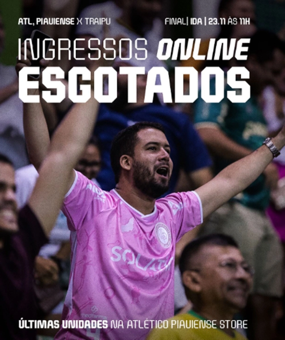 Ingressos online esgotam para final entre Atlético Piauiense e Traipu no Verdão