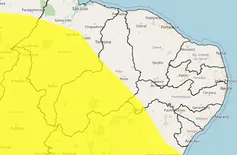 INMET emite alerta de chuvas intensas e ventos fortes para várias regiões do Piauí