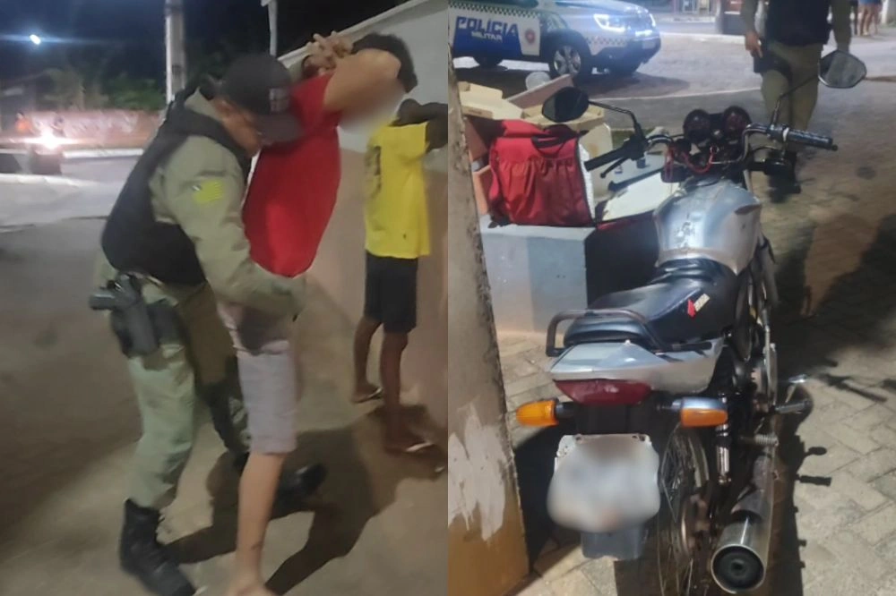 Jovem é detido após empinar moto em frente à delegacia de Nazária