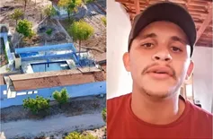 Jovem é encontrado desacordado no fundo de piscina e sofre lesão na coluna