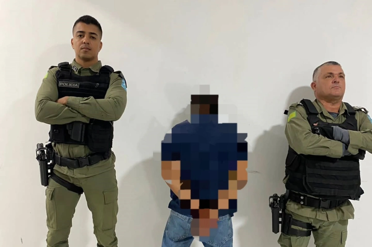 Jovem é preso por ameaçar e perturbar sossego de idoso na cidade de Pio IX