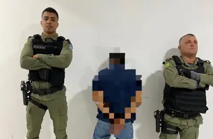 Jovem é preso por ameaçar e perturbar sossego de idoso na cidade de Pio IX (Foto: Reprodução)